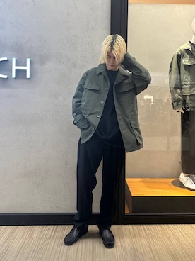 「秋服」｜「アイテム（その他アウター）」を使った、鎌田　真平さん（メンズ・172cm）の秋コーディネート