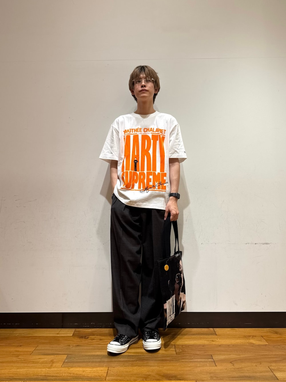 URBAN RESEARCH×MARTY SUPREME×A24 MARTY SUPREME LOGO T-SHIRTSを使っ