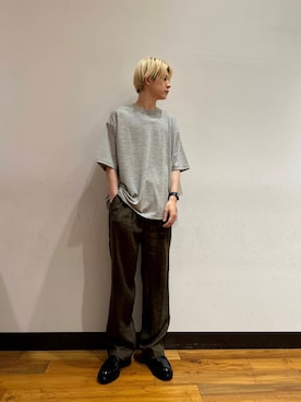 「URBAN RESEARCH（アーバンリサーチ）のアイテム（パンツ）」を使った、鎌田　真平さん（メンズ・172cm）の夏コーディネート