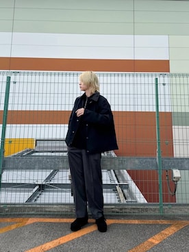 「秋服」｜「アイテム（その他アウター）」を使った、鎌田　真平さん（メンズ・172cm）の秋コーディネート
