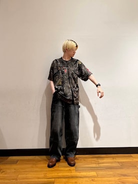 「URBAN RESEARCH（アーバンリサーチ）のアイテム（ローファー）」を使った、鎌田　真平さん（メンズ・172cm）の春コーディネート