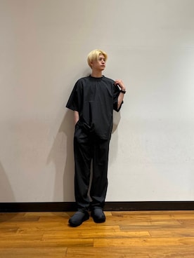 「HOKA（ホカ）のアイテム」を使った、鎌田　真平さん（メンズ・172cm）の夏コーディネート