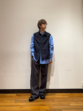 鎌田　真平さん（メンズ・172cm）の冬コーディネート