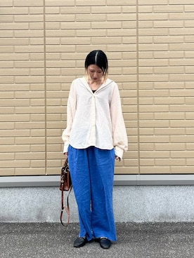 「JOURNAL STANDARD（ジャーナルスタンダード）のアイテム（パンツ）」を使った、ericaさん（レディース・160cm）の春コーディネート