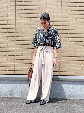 「BEAMS（ビームス）のアイテム」を使った、ericaさん（レディース・160cm）の春コーディネート