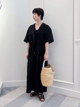 「HAVERSACK（ハバーザック）のアイテム」を使った、TOMORROWLAND_unoさん（レディース・160cm）の夏コーディネート