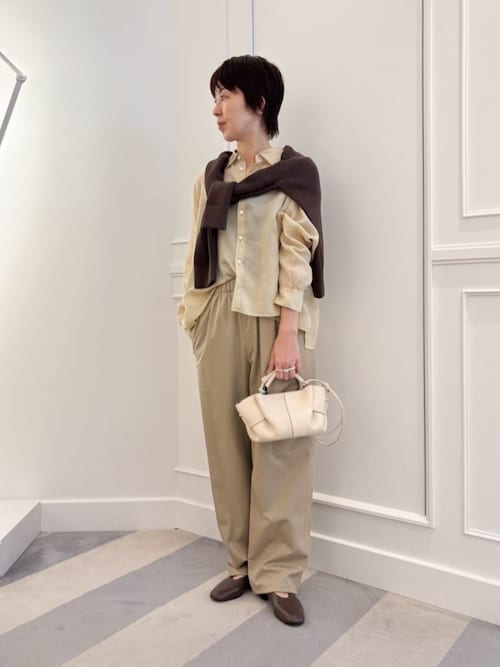 セルロースシルクブロード ドルマンスリーブシャツ（シャツ/ブラウス