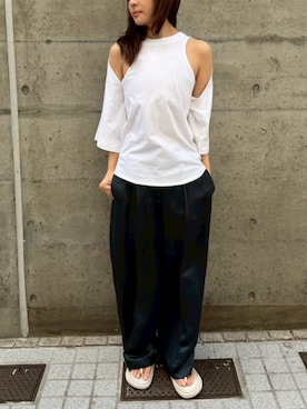 「THINGS THAT MATTER（シングス ザット マター）のアイテム」を使った、THINGS THAT MATTERさん（レディース・160cm）の春コーディネート