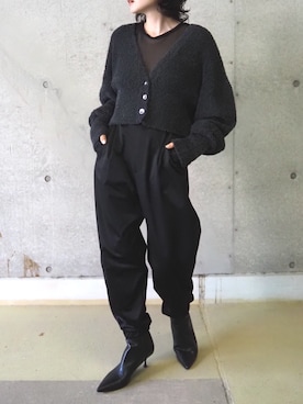 THINGS THAT MATTERさん（レディース・153cm）の冬コーディネート