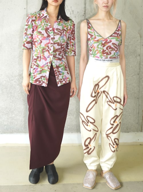 ブラウス シャツ OKI KENICHI × SHIRTS / オキケンイチシャツ レディース THINGS THAT MATTER ブラウス シャツ OKI KENICHI × SHIRTS