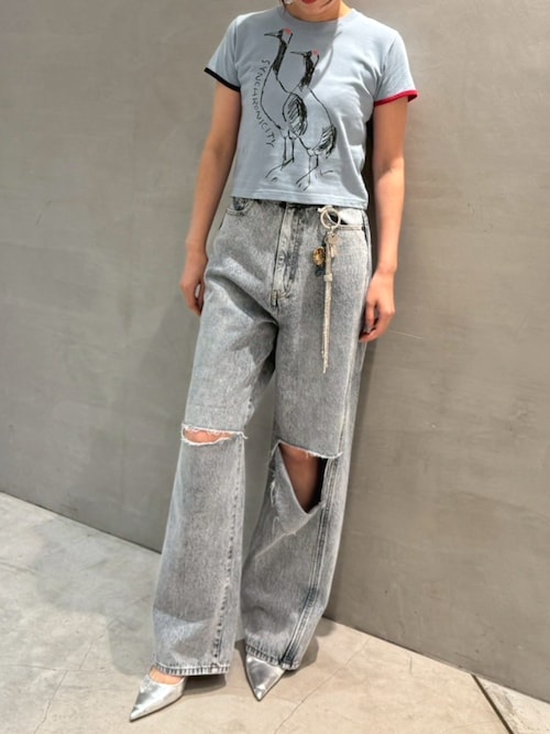 KNEE CUTTING DENIM PANTS/ニーカッティングデニムパンツ KNEE CUTTING DENIM PANTS / ニーカッティングデニムパンツ