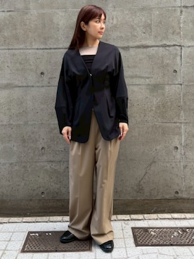 「THINGS THAT MATTER（シングス ザット マター）のアイテム」を使った、THINGS THAT MATTERさん（レディース・160cm）の春コーディネート