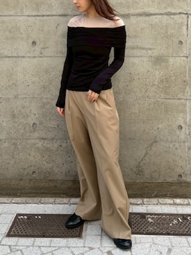 「THINGS THAT MATTER（シングス ザット マター）のアイテム」を使った、THINGS THAT MATTERさん（レディース・160cm）の春コーディネート