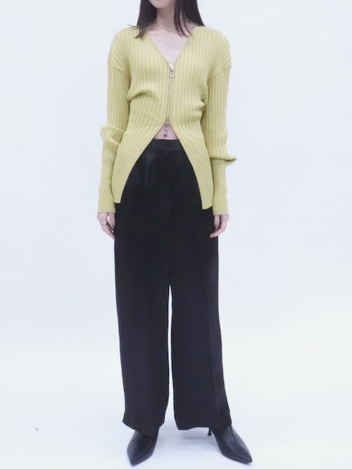 leetaeng84nanamica フロントジップカーディガン