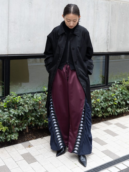 新品未使用タグ付　aere nylon long coat ナイロンロングコート TRAVEL NYLON ｜ ガスコート（CMAGGM0201
