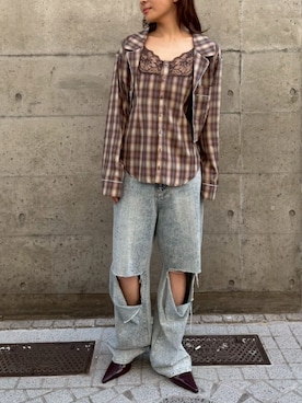 「THINGS THAT MATTER（シングス ザット マター）のアイテム」を使った、THINGS THAT MATTERさん（レディース・160cm）の春コーディネート