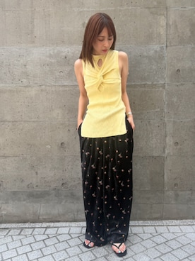 「THINGS THAT MATTER（シングス ザット マター）のアイテム」を使った、THINGS THAT MATTERさん（レディース・160cm）の夏コーディネート