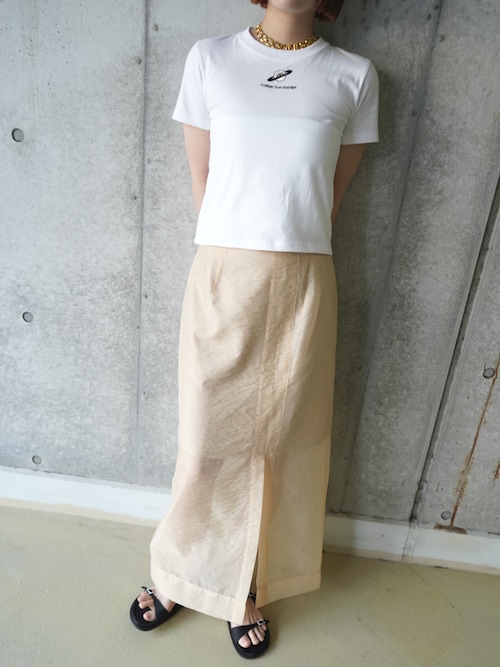 ORGANDY SHEER SKIRT / オーガンジーシアースカート（スカート