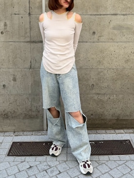 「THINGS THAT MATTER（シングス ザット マター）のアイテム」を使った、THINGS THAT MATTERさん（レディース・165cm）の春コーディネート