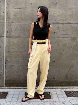 「THINGS THAT MATTER（シングス ザット マター）のアイテム」を使った、THINGS THAT MATTERさん（レディース・162cm）の春コーディネート