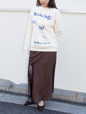 THINGS THAT MATTERさん（レディース・160cm）の冬コーディネート