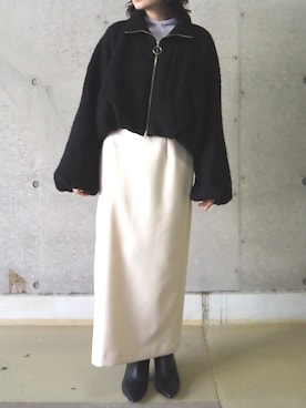 THINGS THAT MATTERさん（レディース・153cm）の冬コーディネート