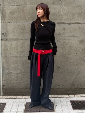 「THINGS THAT MATTER（シングス ザット マター）のアイテム」を使った、THINGS THAT MATTERさん（レディース・160cm）の秋コーディネート