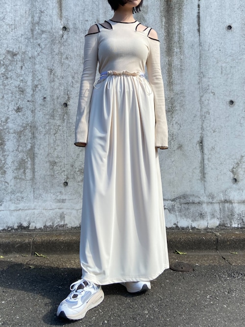 ノッチデザインテレコリブトップス NOTCH DESIGN TERECO RIB TOPS / ノッチデザインテレコリブ
