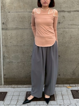 「THINGS THAT MATTER（シングス ザット マター）のアイテム」を使った、THINGS THAT MATTERさん（レディース・165cm）の春コーディネート