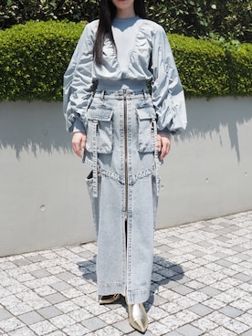 「アイテム（その他トップス）」を使った、THINGS THAT MATTERさん（レディース・159cm）の冬コーディネート