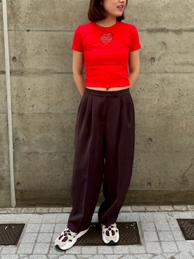 「THINGS THAT MATTER（シングス ザット マター）のアイテム」を使った、THINGS THAT MATTERさん（レディース・165cm）の春コーディネート