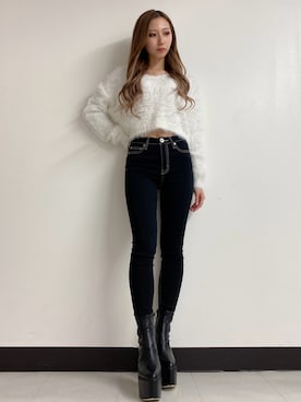 hinanoさん（レディース・156cm）の冬コーディネート