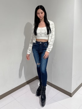 hinanoさん(レディース・156cm)の冬コーディネート