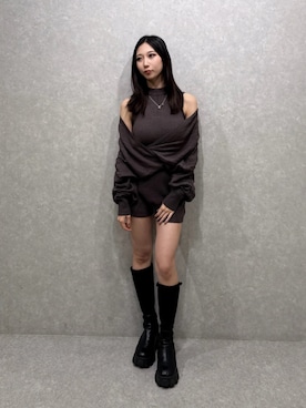 hinanoさん（レディース・156cm）の秋コーディネート