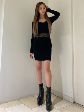 hinanoさん（レディース・156cm）の冬コーディネート