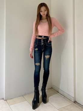 hinanoさん（レディース・156cm）の冬コーディネート