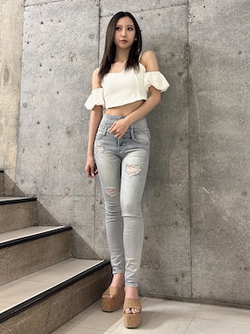 hinanoさん（レディース・156cm）の春コーディネート