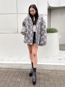 GGラメボアBIGブルゾン｜ジェイダ（GYDA）アウトレット公式通販