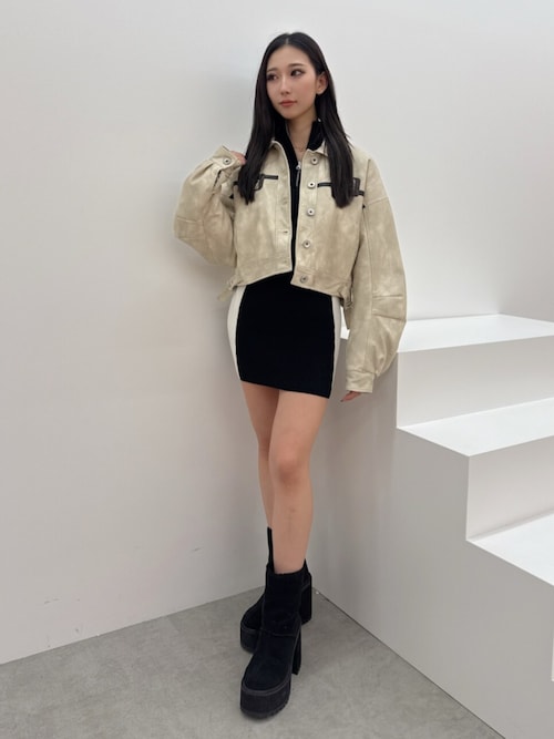 フェイクムートンplatformショートブーツ（ブーツ）｜GYDA（ジェイダ