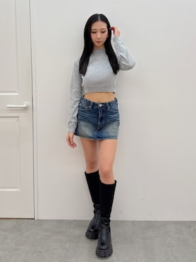 hinanoさん（レディース・156cm）の冬コーディネート