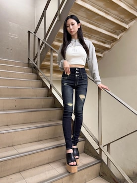 hinanoさん（レディース・156cm）の夏コーディネート