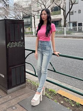 hinanoさん（レディース・156cm）の春コーディネート