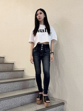 hinanoさん(レディース・156cm)の夏コーディネート