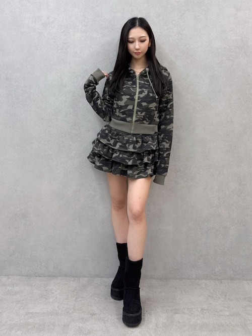 smile_happyフェイクムートンplatformショートブーツ フェイクムートンplatformショートブーツ（ブーツ）｜GYDA（ジェイダ