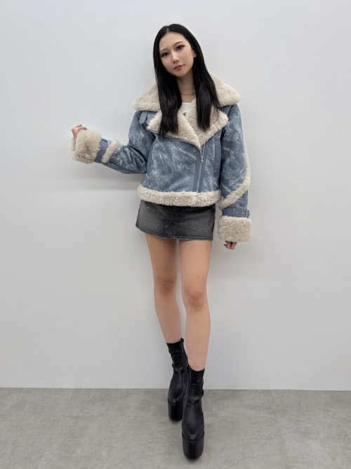 bijouデニムスカートライクショートパンツ（デニムスカート）｜GYDA