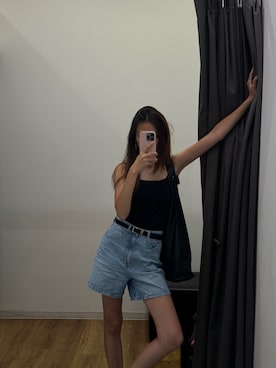 「ZARA（ザラ）のアイテム」を使った、Jane.Nさん（レディース・165cm）の夏コーディネート