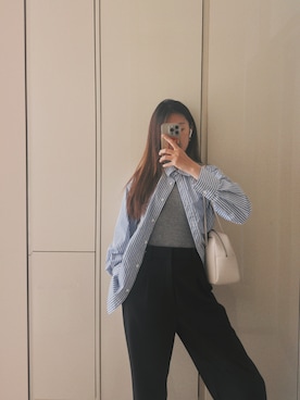 「ZARA（ザラ）のアイテム」を使った、Jane.Nさん（レディース・165cm）の夏コーディネート