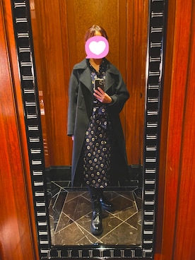 「Luca Grossi（ルーカグロッシ）のアイテム（ブーツ）」を使った、Askさん（レディース・161cm）の冬コーディネート