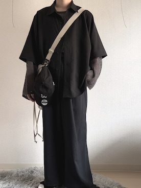「Happy John（ハッピージョン）のアイテム」を使った、ryujiさん（メンズ・166cm）の春コーディネート