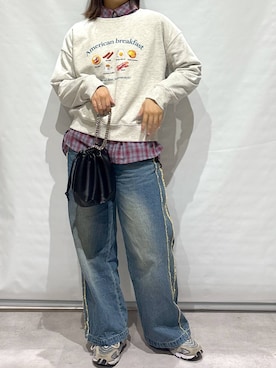 あゆまるさん（レディース・164cm）の冬コーディネート